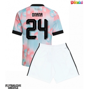 Belgie Amadou Onana #24 Dětské Venkovní dres komplet MS 2026 Krátký Rukáv (+ trenýrky)